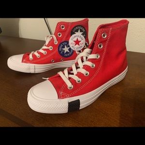 Converse, Red High Tops, brand new in box